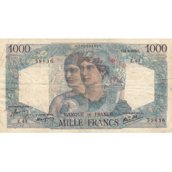 F 41-04 - 14/06/1945 - 1000 francs - Minerve et Hercule - Etat : TB