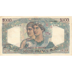 F 41-04 - 14/06/1945 - 1000 francs - Minerve et Hercule - Etat : TTB