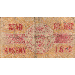 Belgique - Bruge - BR193 - 5 centimes - 01/06/1915 - Etat : TB