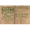 Belgique - Gand - GE63 - 50 centimes - 01/01/1916 - Etat : B