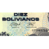 Bolivie - Pick 243 - 10 bolivianos - Série J - Loi 1986 (2015)- Etat : NEUF