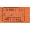 38 - Grenoble - Lizambert Fils - 5 centimes - 14/09/1917 - Etat : SPL