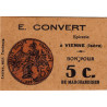 38 - Vienne - Epicerie E. Convert - 5 centimes - Etat : SPL