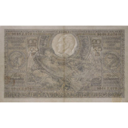 Belgique - Pick 107_4 - 100 francs ou 20 belgas - 13/06/1942 - Etat : SUP-