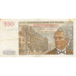 Belgique - Pick 129c - 100 francs - 26/06/1959 - Etat : TTB