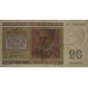 Belgique - Pick 132a - 20 francs - Série A07 - 01/07/1950 - Etat : TTB+