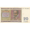 Belgique - Pick 132b - 20 francs - 03/04/1956 - Etat : TTB+