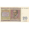 Belgique - Pick 132b - 20 francs - Série B14 - 03/04/1956 - Etat : TTB+
