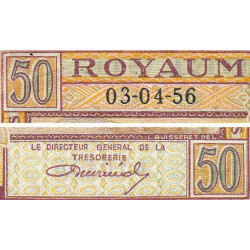 Belgique - Pick 133b - 50 francs - Série O 08 - 03/04/1956 - Etat : TTB-