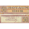 Belgique - Pick 133b - 50 francs - Série O 08 - 03/04/1956 - Etat : TTB-