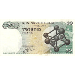 Belgique - Pick 138_3 - 20 francs - Série 4 C - 15/06/1964 (1976) - Etat : SUP