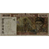 Côte d'Ivoire - Pick 114Aj - 10'000 francs - 2001 - Etat : SUP+