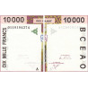 Côte d'Ivoire - Pick 114Aj - 10'000 francs - 2001 - Etat : pr.SPL