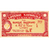 1939 - Loterie Nationale - 1/10ème - Lyon - Banque Baudrand - Epreuve - Etat : TTB+