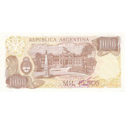 Argentine - Pick 304d_1 - 1'000 pesos - Série I - 1982 - Etat : NEUF