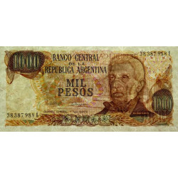 Argentine - Pick 304d_1 - 1'000 pesos - Série I - 1982 - Etat : NEUF
