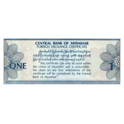 Myanmar - Pick FX 1b - Equivalent 1 dollar - Série AF - 1993 - Etat : NEUF