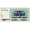 Bosnie-Herzégovine - Pick 37a - 100'000'000 sur 100 dinara - Série FJ DC - 10/11/1993 - Etat : NEUF