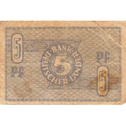 Allemagne RFA - Pick 11_1 - 5 pfennig - 1948 - Etat : TB