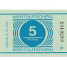 Allemagne RDA - Bon des prisons - 5 pfennig - 1985 - Série B - Etat : NEUF