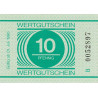 Allemagne RDA - Bon des prisons - 10 pfennig - 1985 - Série B - Etat : NEUF
