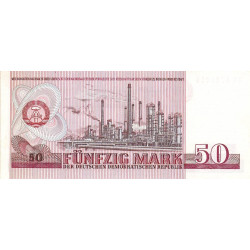 Allemagne RDA - Pick 30b - 50 mark der DDR - 1986 - Etat : SPL