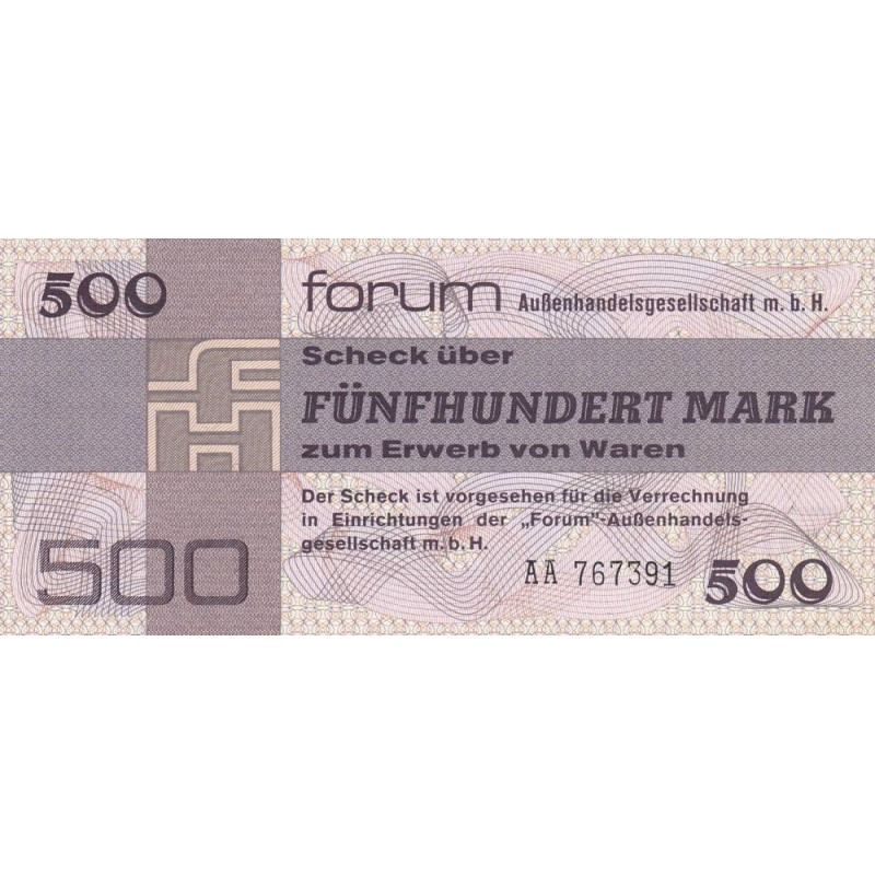 Allemagne RDA - Pick FX 7 - 500 mark - 1979 - Série AA - Etat : NEUF