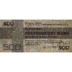 Allemagne RDA - Pick FX 7 - 500 mark - Série AA - 1979 - Etat : NEUF