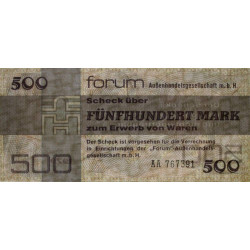 Allemagne RDA - Pick FX 7 - 500 mark - 1979 - Série AA - Etat : NEUF
