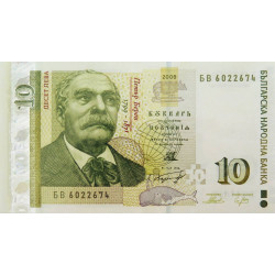 Bulgarie - Pick 117b - 10 leva - 2008 - Etat : NEUF