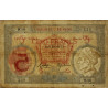 Djibouti - Pick 6b_2 - 5 francs - Série W.58 (remplacement) - 1937 - Etat : TB-