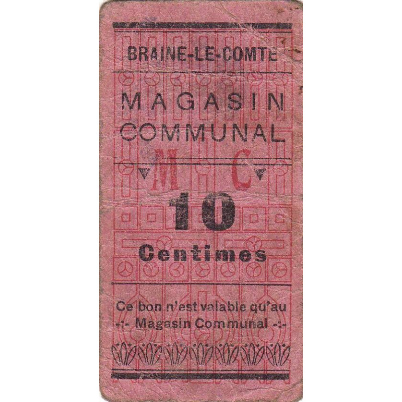 Belgique - Braine-le-Comte - BR78 - 25 centimes - 1915 - Etat : TB