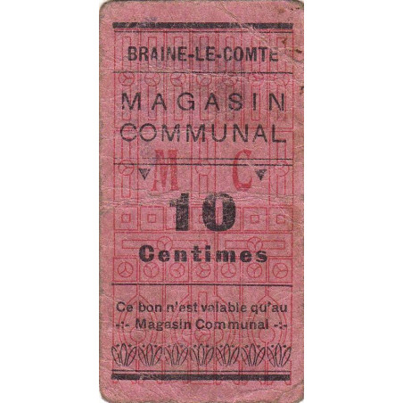 Belgique - Braine-le-Comte - BR78 - 25 centimes - 1915 - Etat : TB