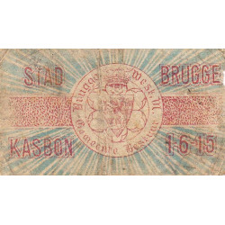 Belgique - Bruge - BR194 - 25 centimes - 01/06/1915 - Etat : TB