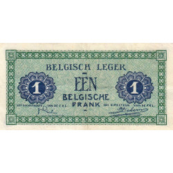 Belgique - Occupation de l'Allemagne - Pick M1a - 1 franc - Série A - 1946 - Etat : TTB