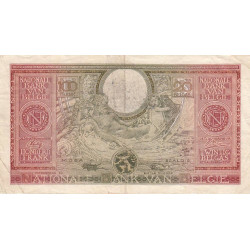 Belgique - Pick 123 - 100 francs ou 20 belgas - Série 3 - 01/02/1943 - Etat : TB