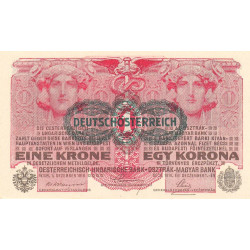 Autriche - Pick 49 - 1 krone - Série 1573 - 1920 - Etat : SPL