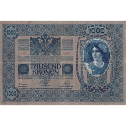 Autriche - Pick 59 - 1'000 kronen - 1919 - Etat : TB-