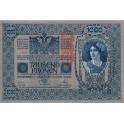 Autriche - Pick 59 - 1'000 kronen - Série 1707 - 1920 - Etat : SUP