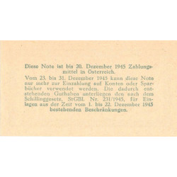 Autriche - Pick 113b - 1 reichsmark - 20/12/1945 - Etat : NEUF