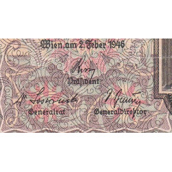 Autriche - Pick 122 - 10 shilling - 02/02/1946 - Etat : TTB+