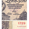 Autriche - Pick 128 - 10 shilling - 02/01/1950 (1954) - Etat : TB+