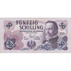 Autriche - Pick 137 - 50 shilling - 02/07/1962 - Etat : TTB+