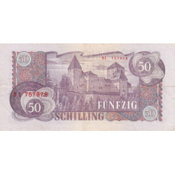 Autriche - Pick 137 - 50 shilling - 02/07/1962 - Etat : TTB+