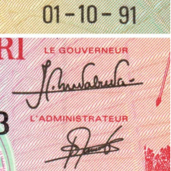Burundi - Pick 27c_1 - 20 francs - Série CF - 01/10/1991 - Etat : NEUF