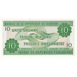 Burundi - Pick 33e_1 - 10 francs - Série BW - 05/02/2005 - Etat : NEUF