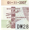 Burundi - Pick 36g - 50 francs - Série DW - 01/11/2007 - Etat : NEUF