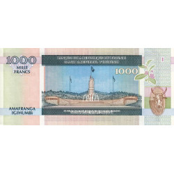 Burundi - Pick 39b - 1'000 francs - Série AV - 01/12/1997 - Etat : NEUF
