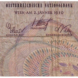 Autriche - Pick 143 - 50 shilling - 02/01/1970 - Etat : TB-