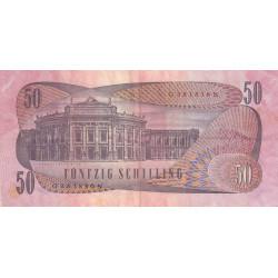 Autriche - Pick 144 - 50 schilling - Série G N - 02/01/1970 (1983) - Etat : TB